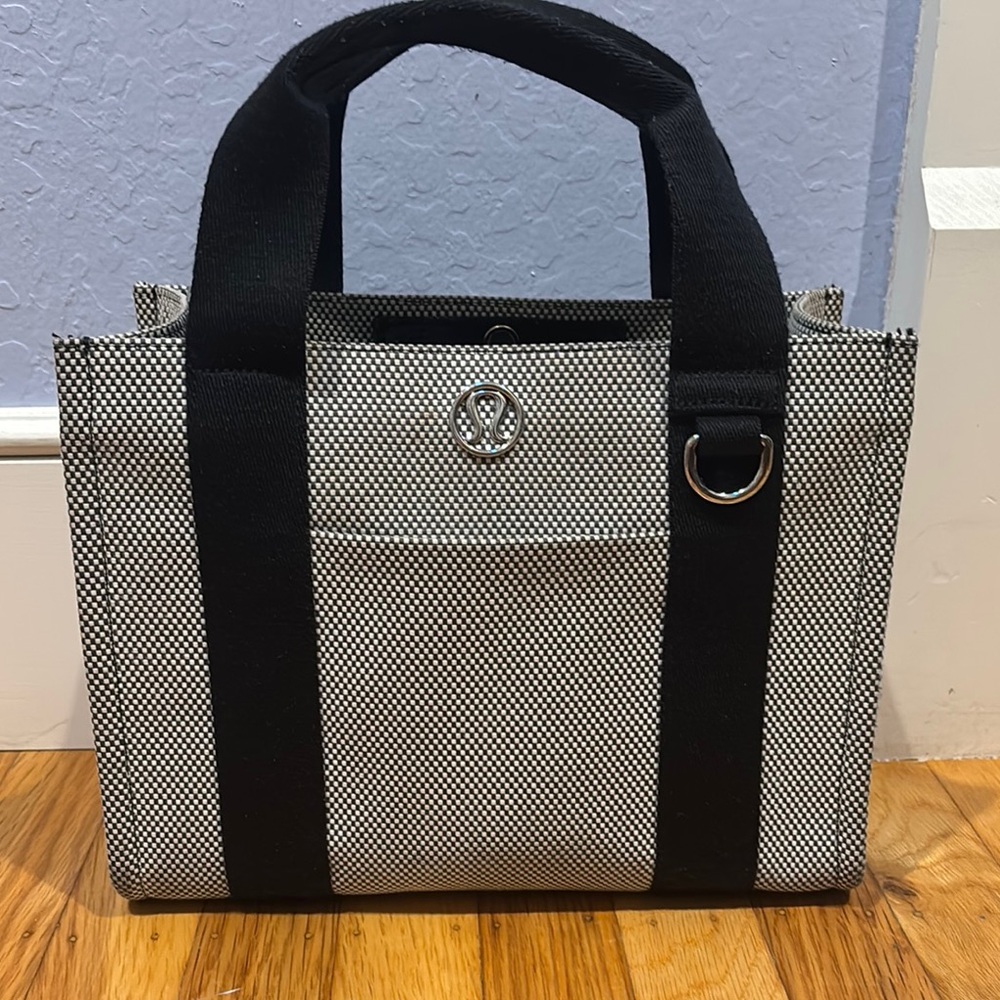 lululemon athletica Black and White HandBag